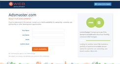 Desktop Screenshot of adsmaster.com